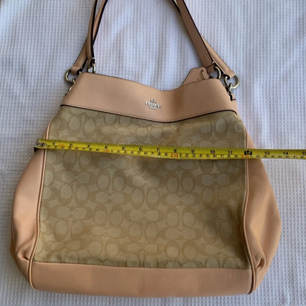 Coach signature satchel bag
